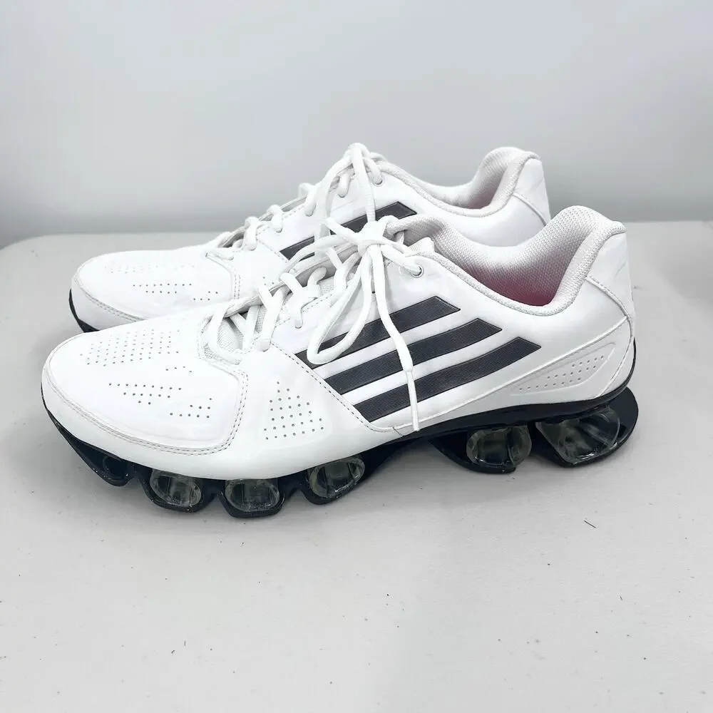 RARE 2013 Adidas RAVA Style Bounce Sneakers White Black D66163